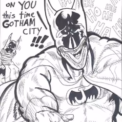 Joker impersonating Batman