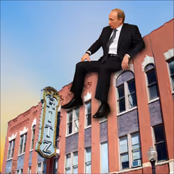Mahi Toi - Rebus 001 - Putin on the Ritz