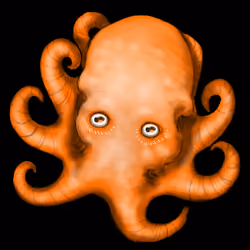 Exquisite Octopus Orange