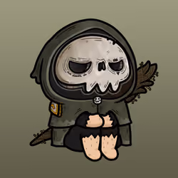 DEATH SKULL MASK CHARACTERS #020
