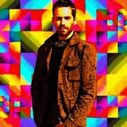 Colorful Paul Walker