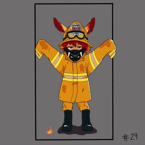 Flaming Firefighter Oni - 29