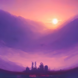 Purple Sunset 09