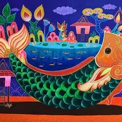 Imaginative lifestyle to lines and colorful.#14