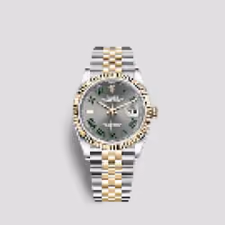 Oyster Datejust - Slate, Chromalight Display