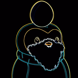 Neon Pudgy Penguin 546