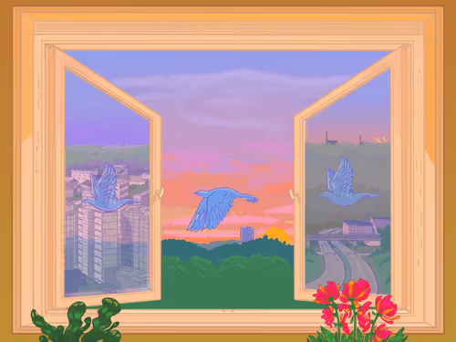 Room with a Bird's Eye View V2