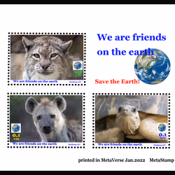 We are friends on the earth  Save the Earth!
