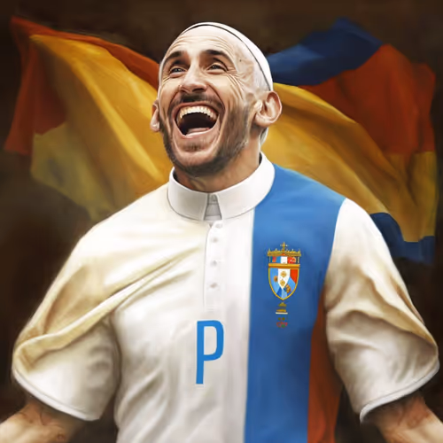Messi as a Pope