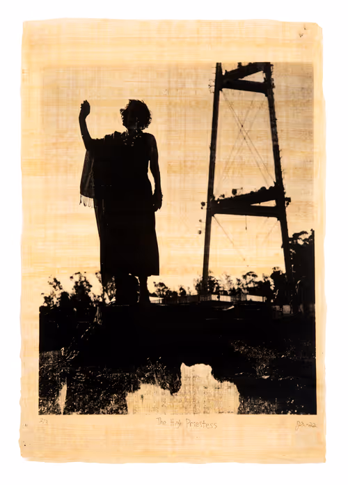 Justin Aversano - The High Priestess - Physical Tarot Scroll - 3/3