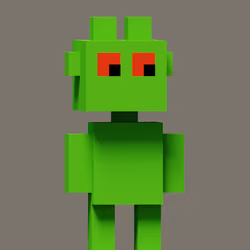 Stoned Green Alien - #2