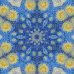 Pattern perfect #0003 The Starry Night