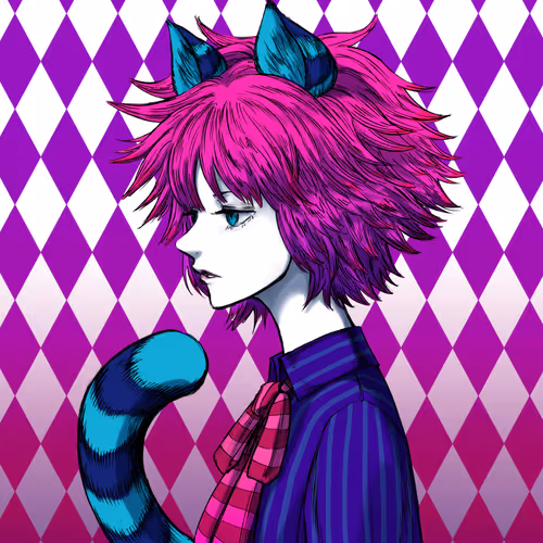 #78 Luna cheshire cat alice