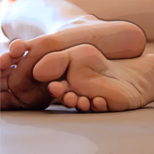 Female feet soles