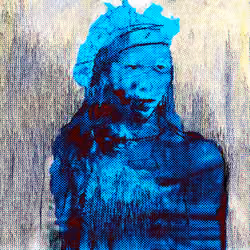 Sioux Man Blue
