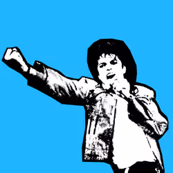 King of Pop - Light Blue 