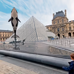 Orcas at the Louvre