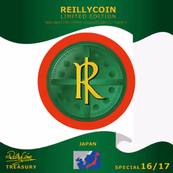 ReillyCoin Limited Edition Regions of Japan Collection Special No.16 of 17 Unique Pieces.