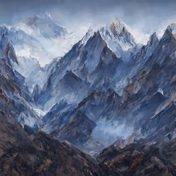 grey mountains