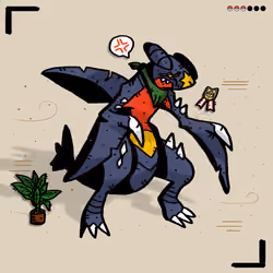 Kaiju, the brawler. (Garchomp)