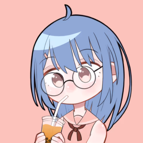 Cute Glasses Girl Chibi