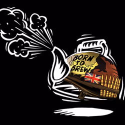 Classic Kettle with black background 