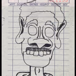 Guest Check Sketch #050/075