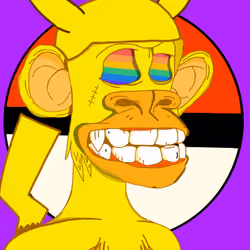 Bored Smiling Ape Club #9