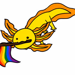 Pride Axolotl #4 - Homolotl