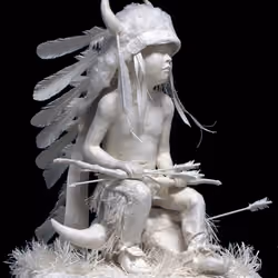 Paper statue 14