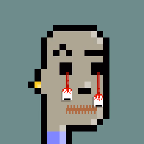 CryptoPunkPepe #123 Zombie Chapo