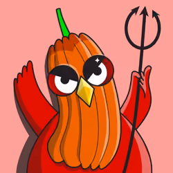 Owl devil pumpkin #30