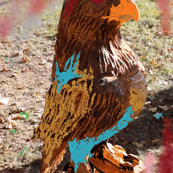 Eagle predator totem