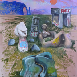 Human Series: Repository of Cultural Objects at Sunset