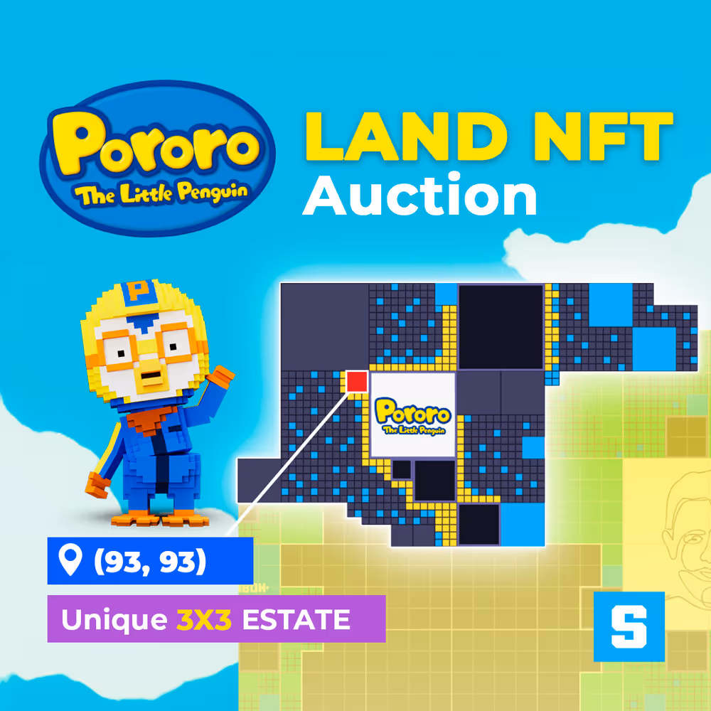 Pororo LAND Sale - 3x3 Estate S [93,93]