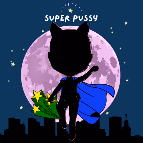 Superpussy Coloring Book