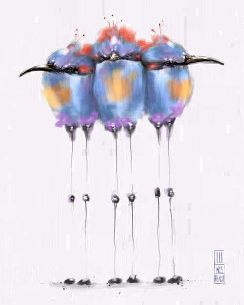 Three Little Birds | 2022 Wes Henry