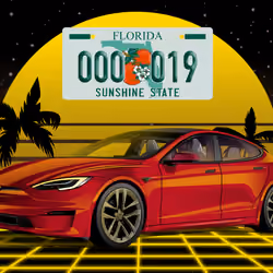 Drive 000 019 - Tier 1 Ten-minute Tesla Model S Drive in Miami