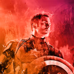 Heat Art #85 - Captain America