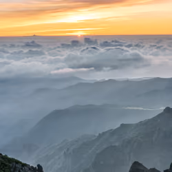 Above the clouds