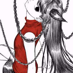 Red girl III