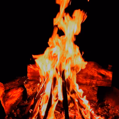 Campfire At Night