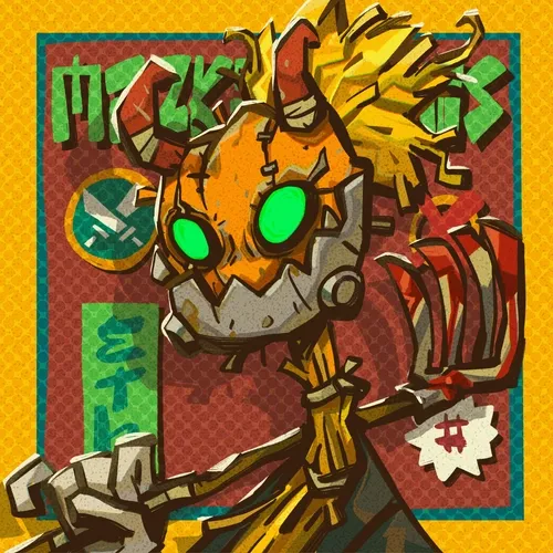 MAZKED VILLAINS #H06 - PUMPKIN HEAD