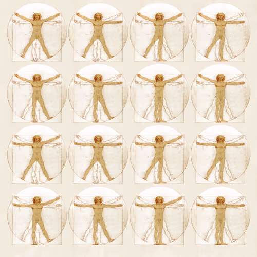 Vitruvian men | 16 | 0000