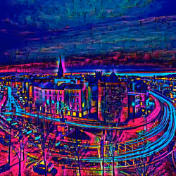 Colorful city#123