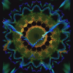 Meta Peacock Circle 3