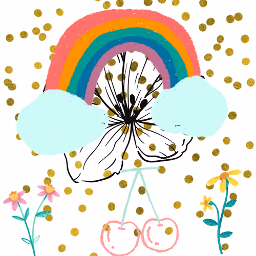 rainbow snow 