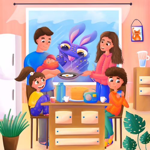 Family breakfast 