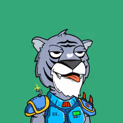 Grouchy Tiger Social Club #8402