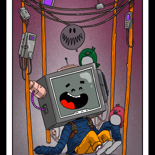 Rosko Sees the Future: Four of Wands - Color Variant 07
